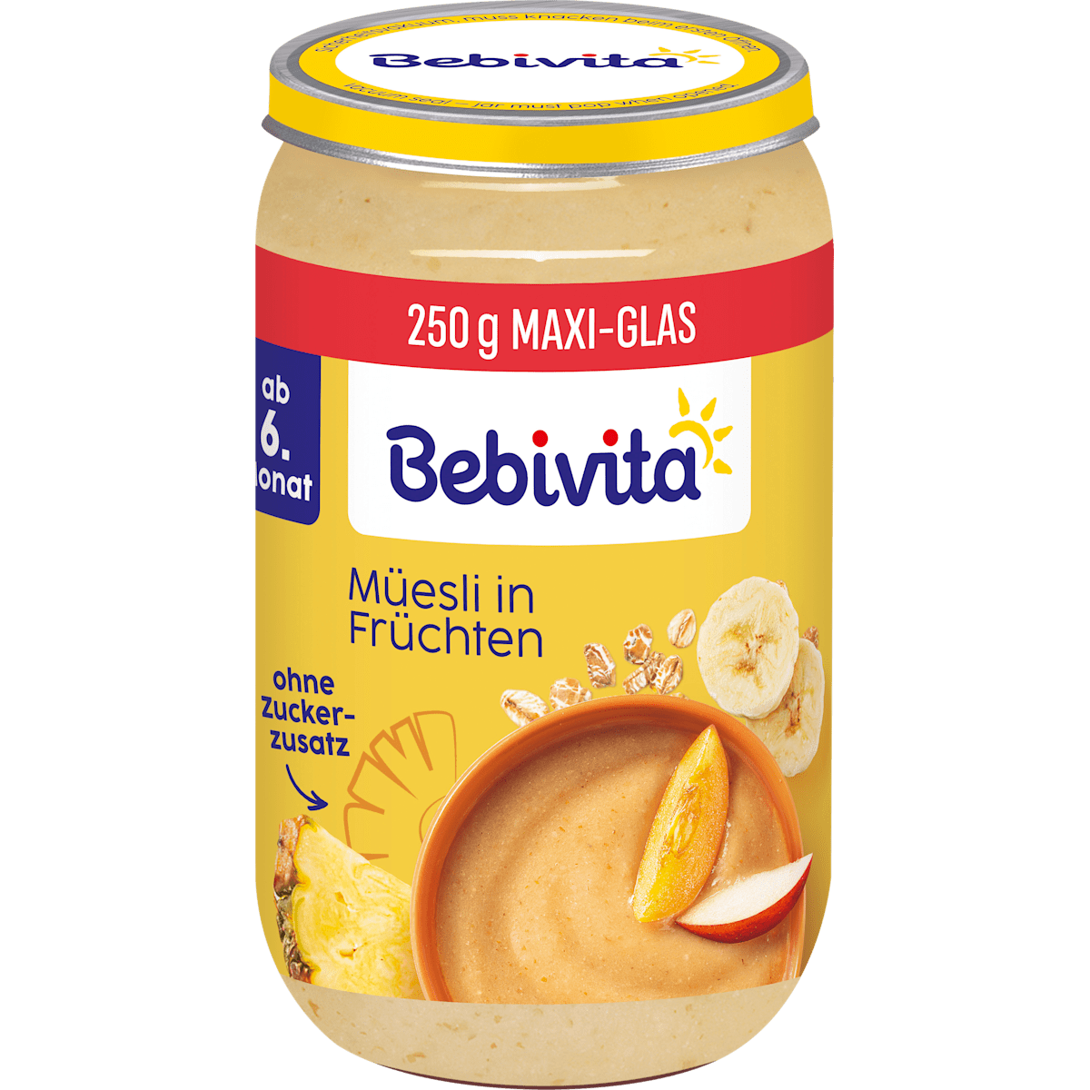 Bio Bebivita Frucht und Getreide Müesli in Früchten 250g