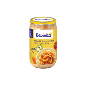 Bebivita Mini-Makkaroni mit Rahmgemüse 250g