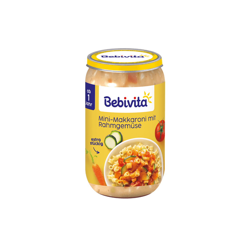 Bebivita Mini-Makkaroni mit Rahmgemüse 250g