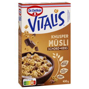 Dr.Oetker Vitalis Knuspermüsli Schoko Keks 430g