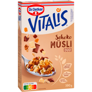 Dr.Oetker Vitalis шоколад дуо мюсли 390g