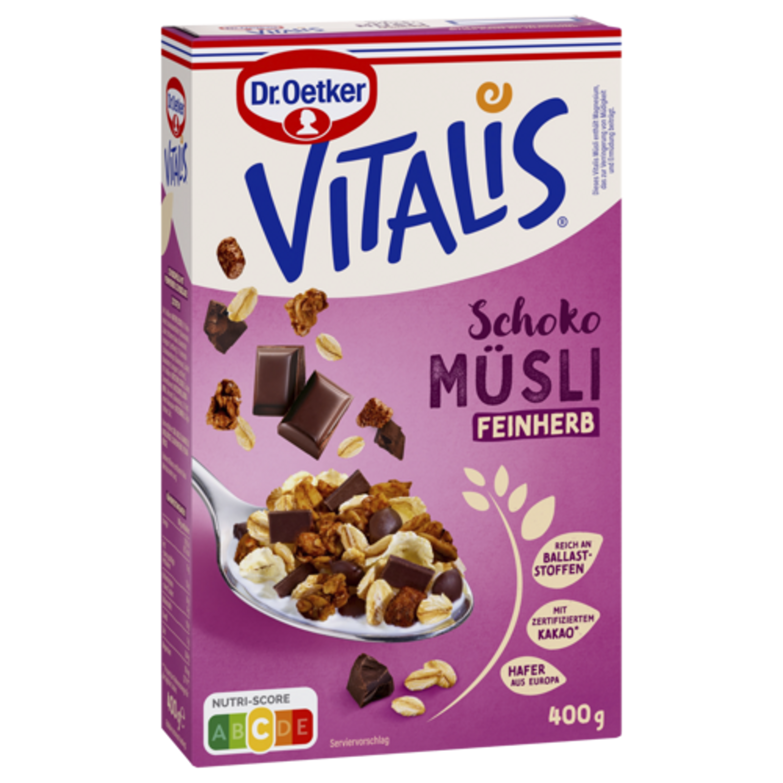 Dr.Oetker Vitalis Schokomüsli feinherb 400g