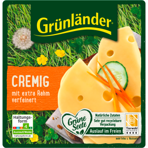 Grünländer Scheiben Cremig 53% 140g