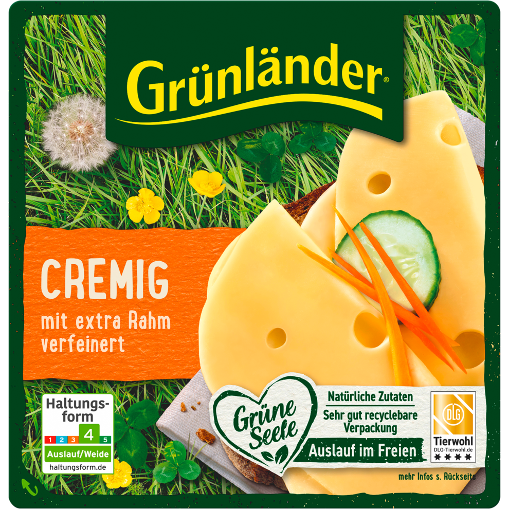 Grünländer Scheiben Cremig 53% 140g