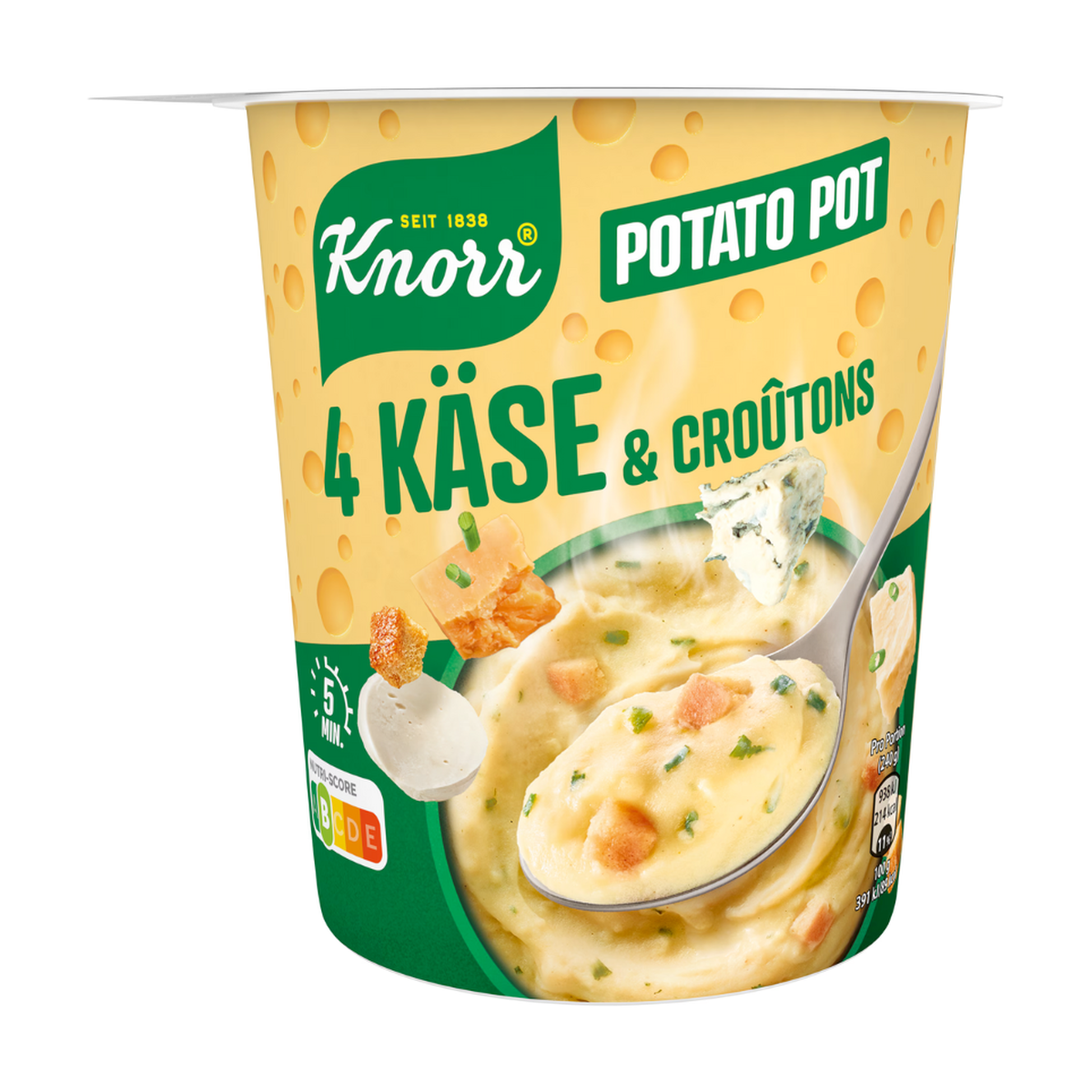 Knorr Kartoffel Snack 4 Käse & Croutons 50g