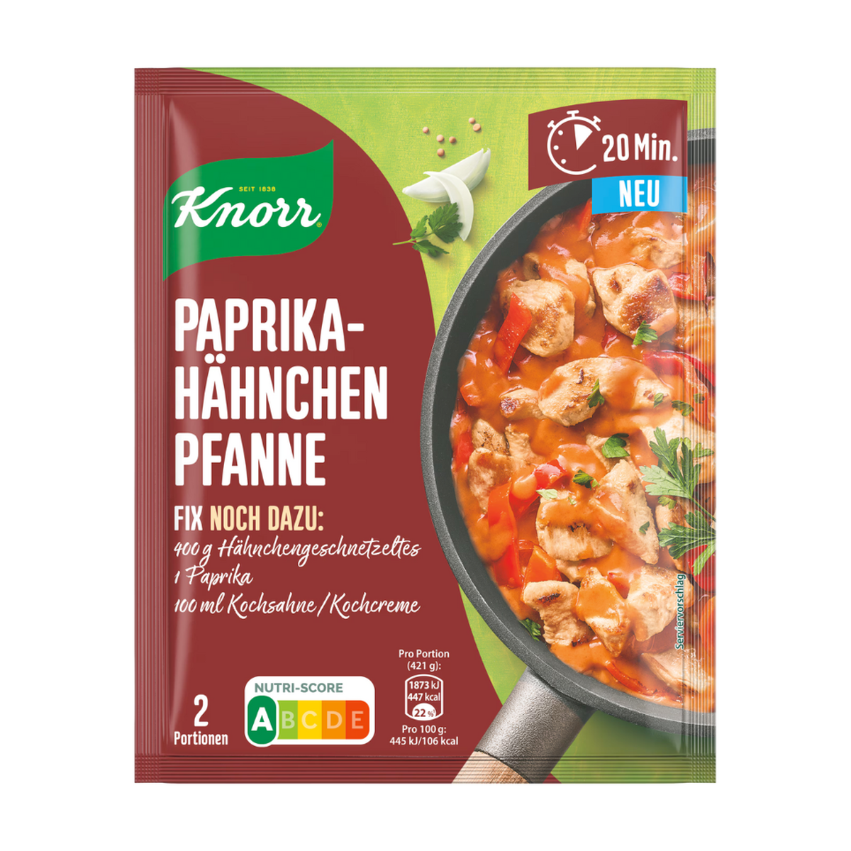 Knorr Fix Paprika-Hähnchenpfanne 33g