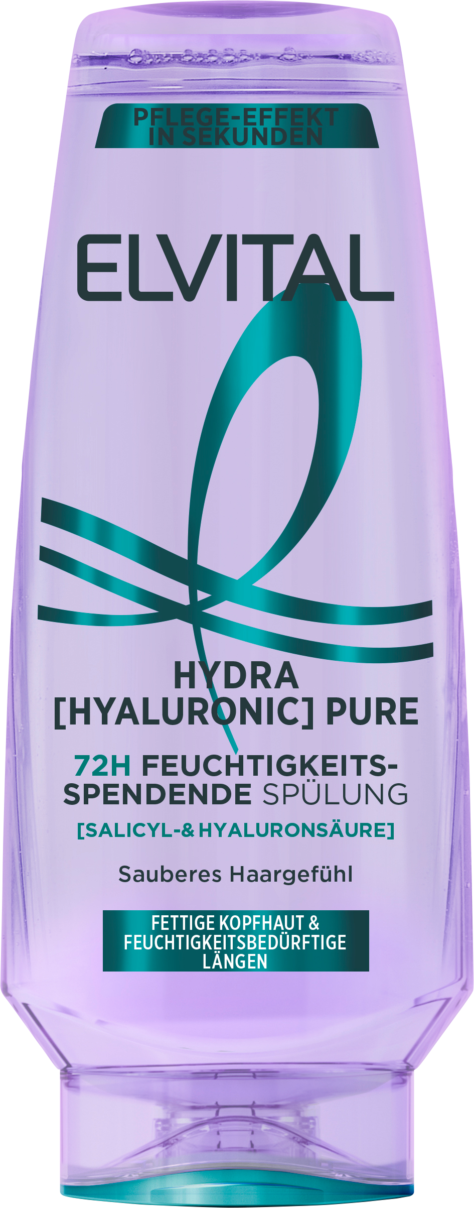 Elvital Hydra Hyaluronic Pure 72H Feuchtigkeitsspendende Spülung 250ml