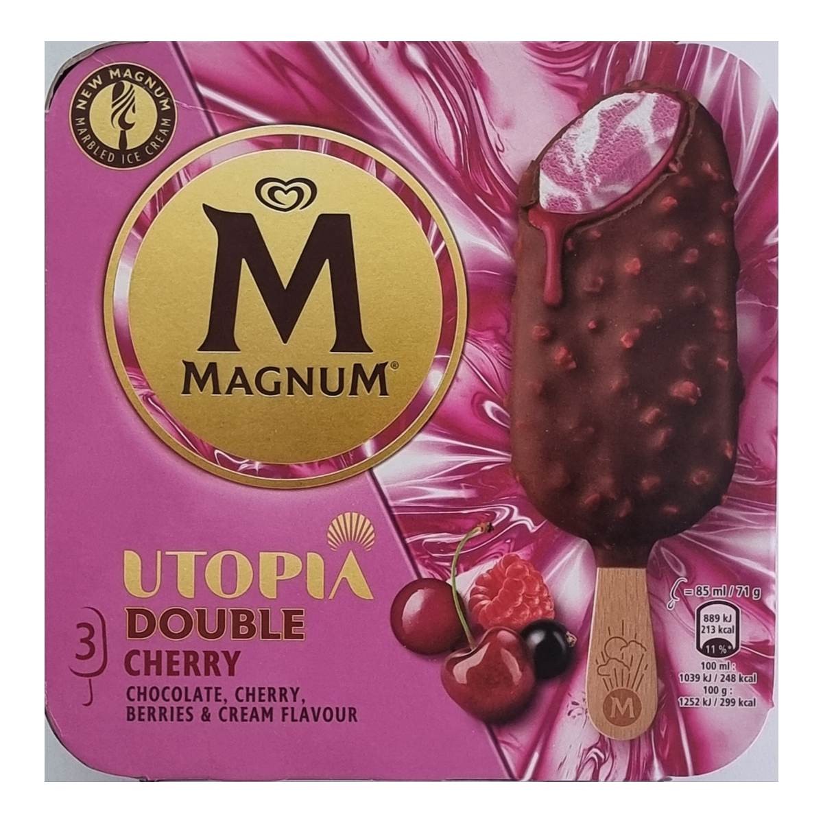 Langnese Магнум двойной вишня 3x85ml