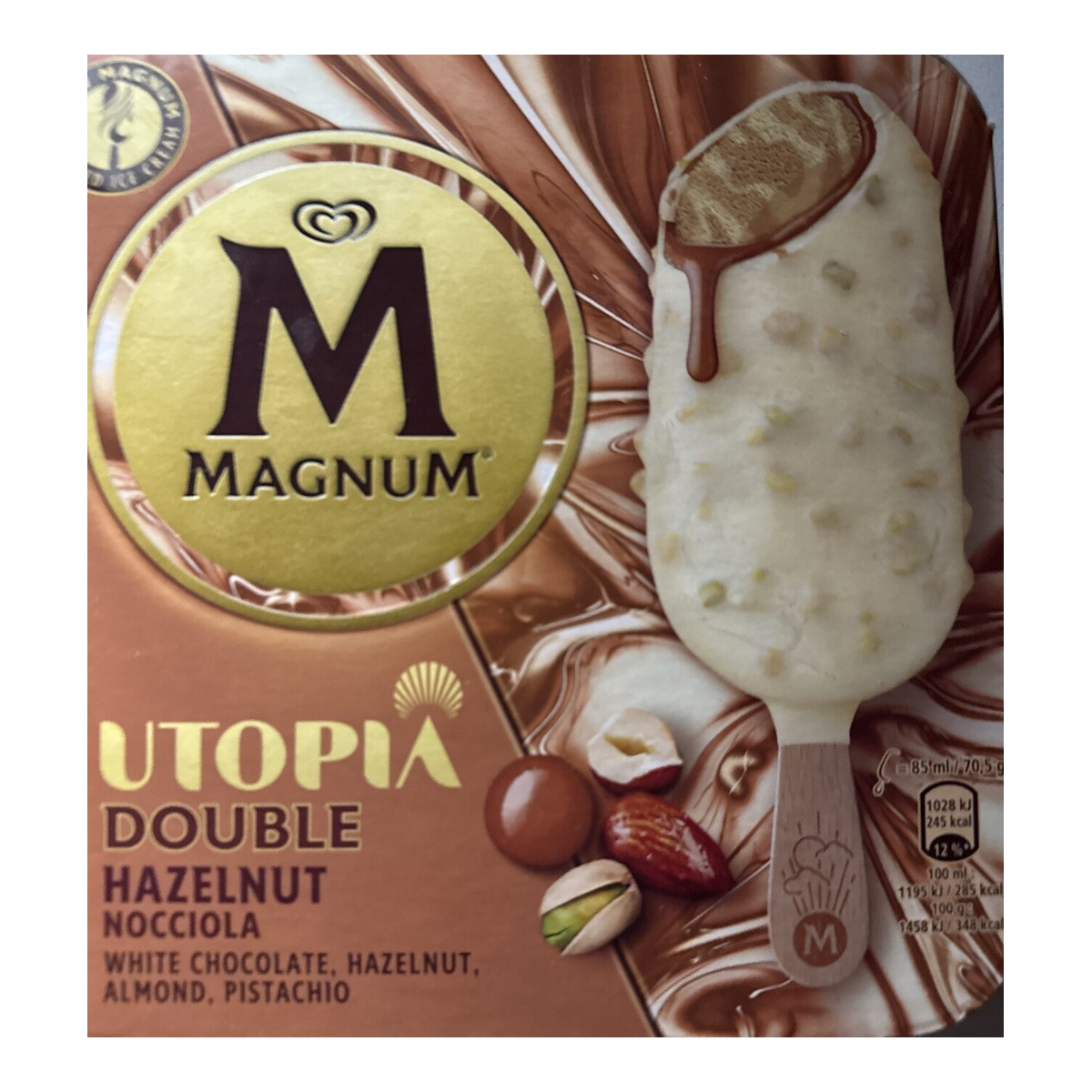 Langnese Магнум двойной фундук 3ST 255ml