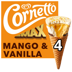 Langnese Cornetto Max Mango & Vanilla 4x90ml
