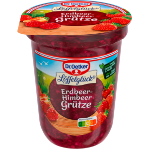Dr.Oetker Erdbeer-Himbeer Grütze 400g