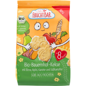 Bio Fruchtbar Bauernhof-Kekse mit Birne Apfel Karotte und Süßkartoffel 100g
