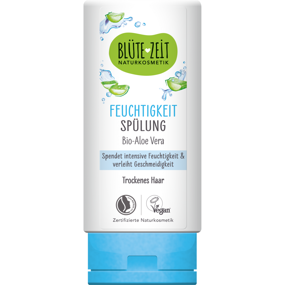 BLÜTEZEIT Spülung Feuchtigkeit mit Bio-Aloe Vera&Bio-Traube 200ml
