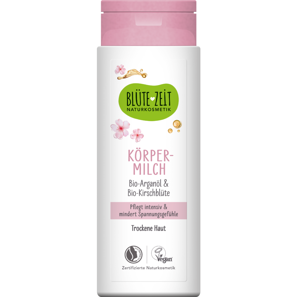 BLÜTEZEIT Körperlotion mit Bio Arganöl&Bio Kirschblüte 250ml
