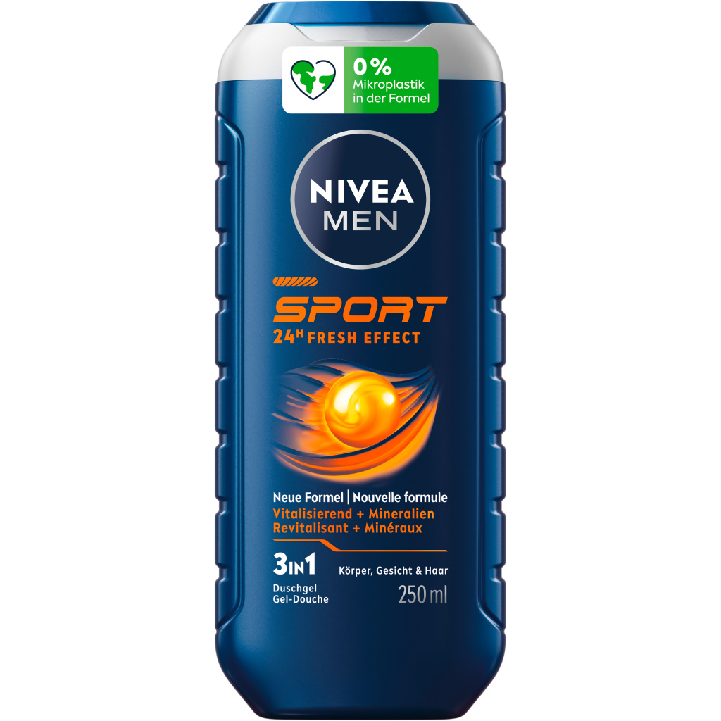 Nivea Men 3in1 Duschgel Sport 24H Fresh Effect 250ml