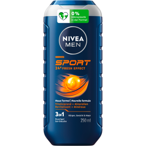 Nivea Men 3in1 Duschgel Sport 24H Fresh Effect 250ml