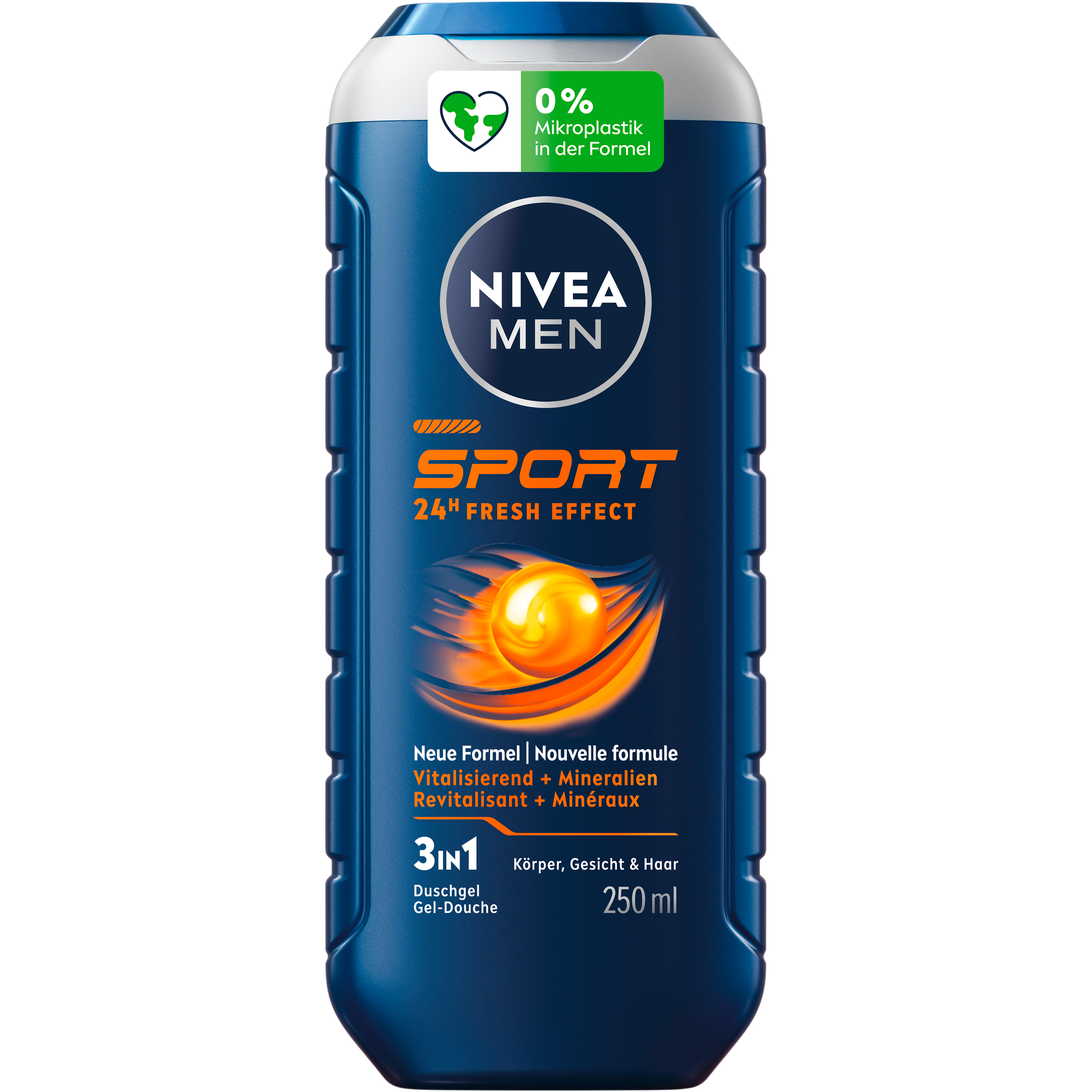Nivea Men 3in1 Duschgel Sport 24H Fresh Effect 250ml