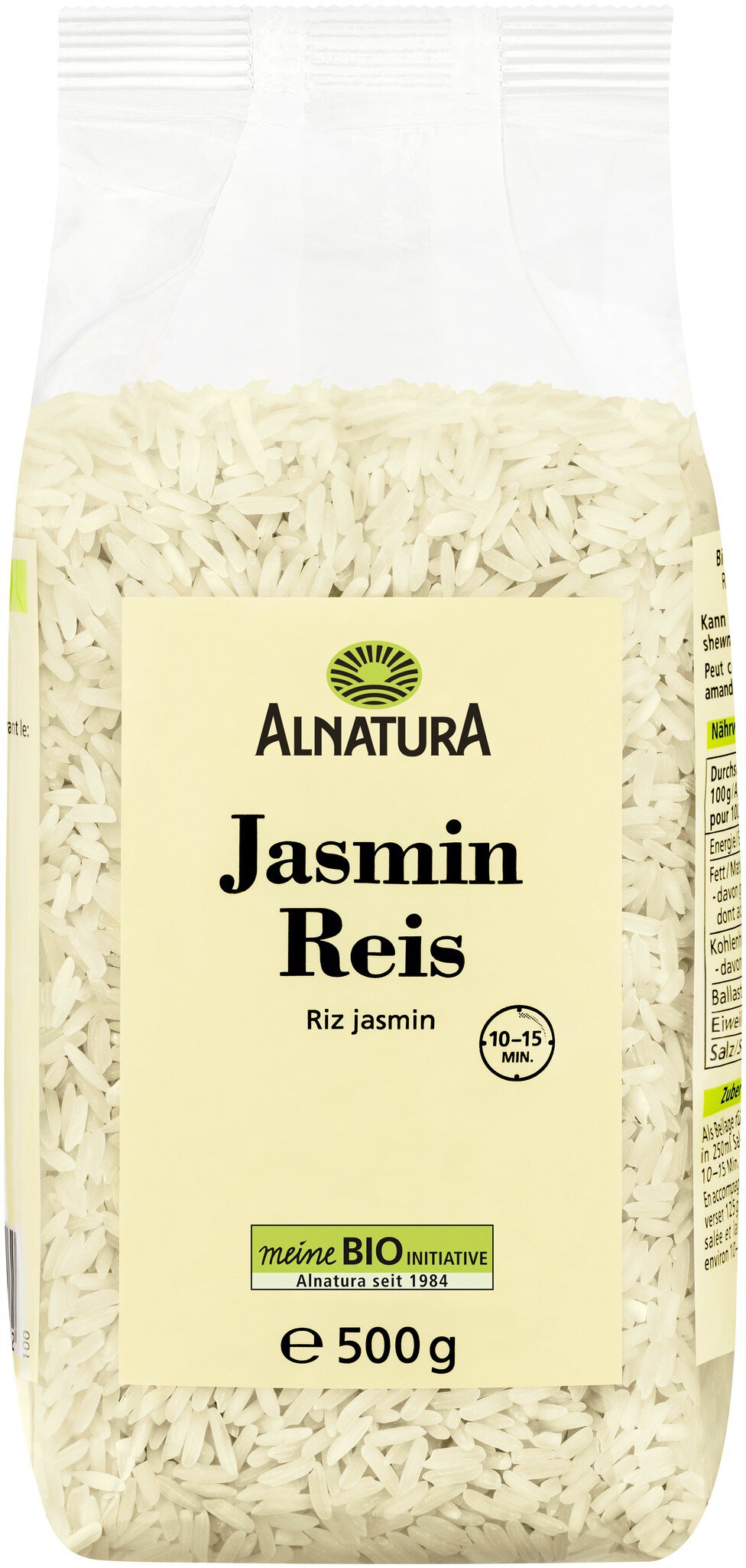 Bio Alnatura Jasmin Reis 500g
