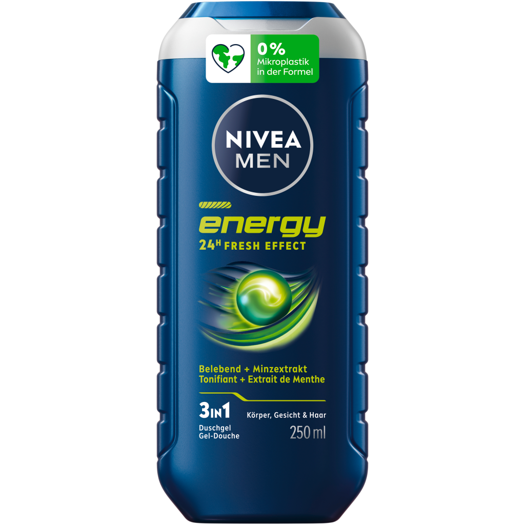 Nivea Men 3in1 Duschgel Energy 24H fresh effect 250ml