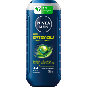 Nivea Men 3in1 Duschgel Energy 24H fresh effect 250ml