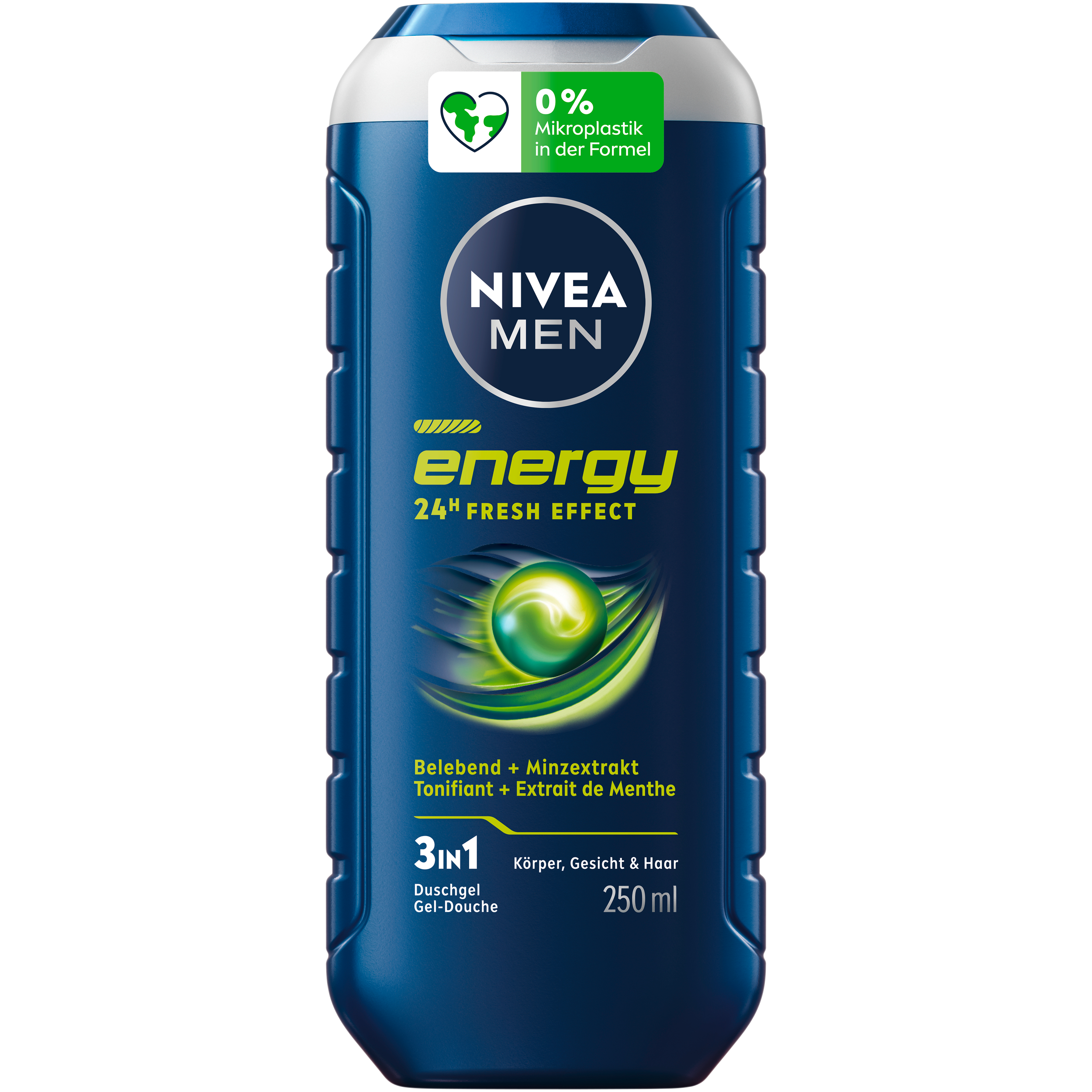 Nivea Men 3in1 Duschgel Energy 24H fresh effect 250ml