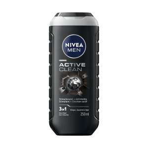 Nivea Men 3in1 Duschgel Avtive Clean 250ml