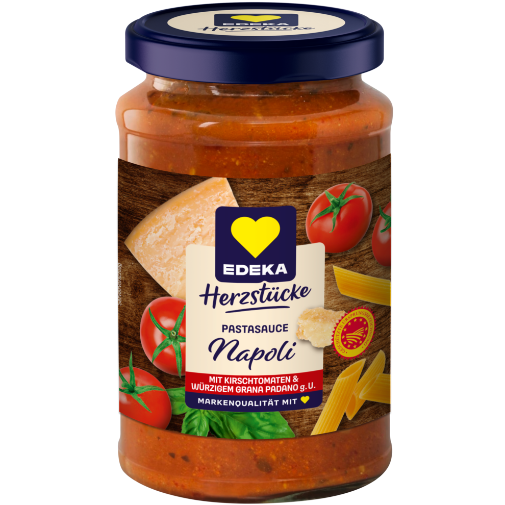 EDEKA Herzstücke Tomatensauce Napoletana mit Käse 350g