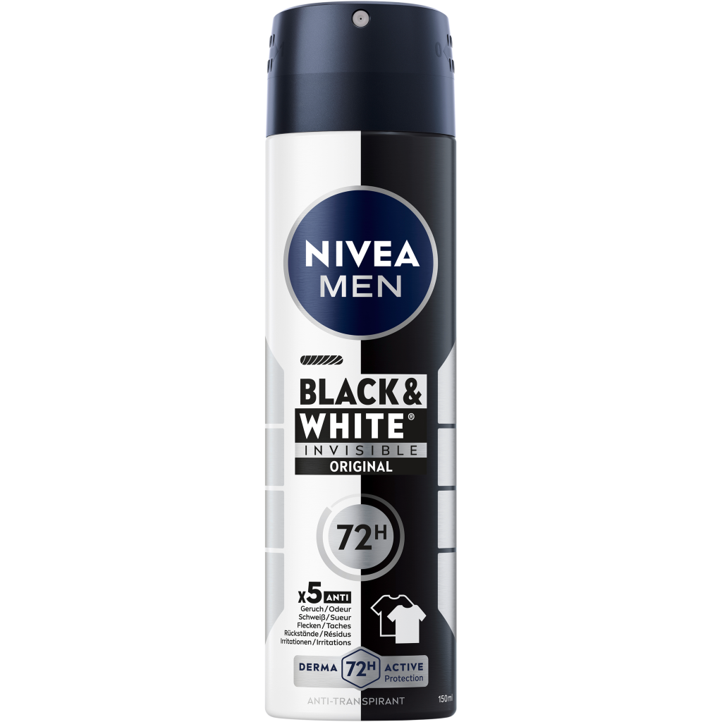 Nivea Men Black&White Invisible Original Anti-Transpirant Spray 150ml