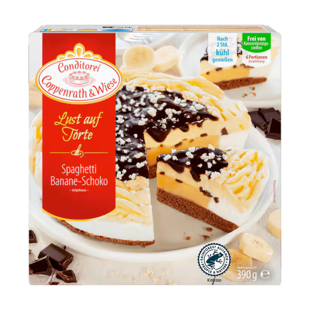 Coppenrath&Wiese Lust auf Torte Spaghetti-Banane-Schoko-Torte 390g