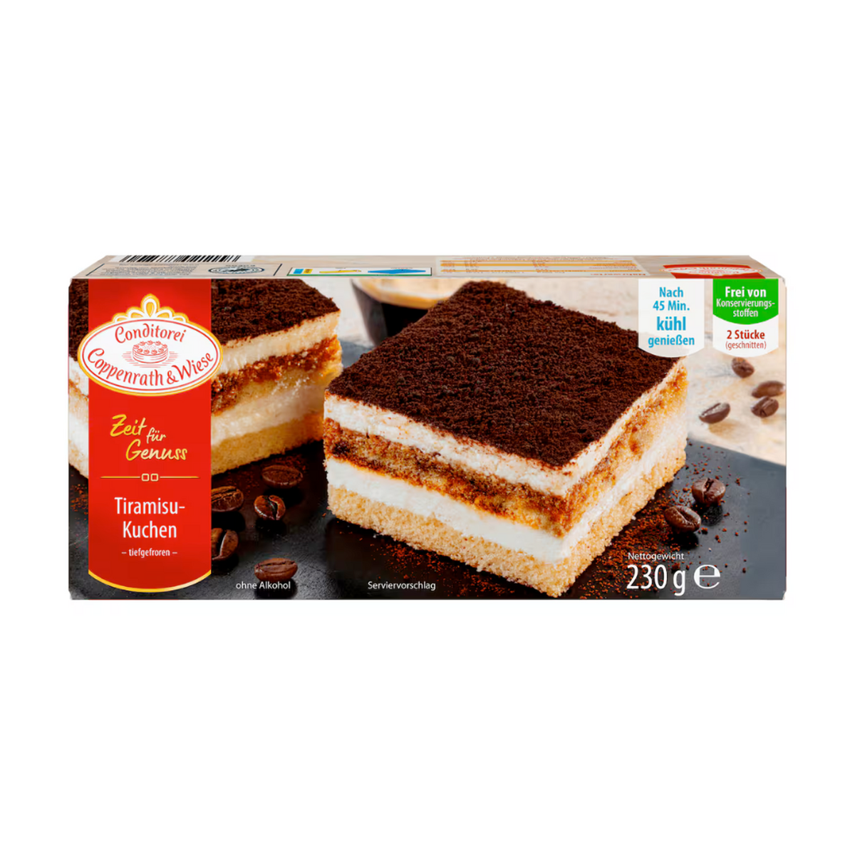Coppenrath&Wiese Tiramisu Blechkuchenstücke 2ST 230g