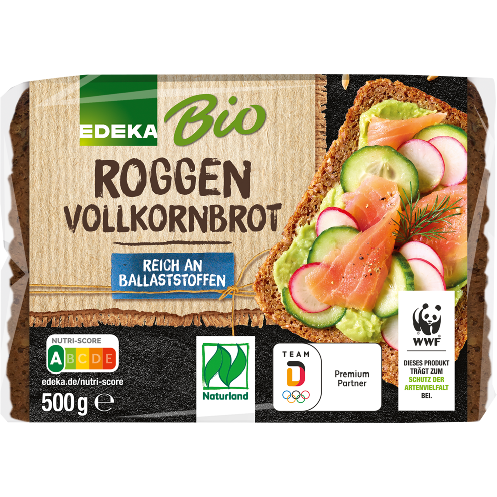 Bio EDEKA Roggenvollkornbrot 500g