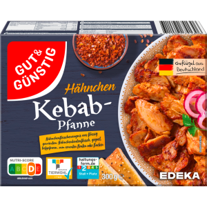 GUT&GÜNSTIG Hähnchen Kebab Pfanne 300g VLOG QS ITW