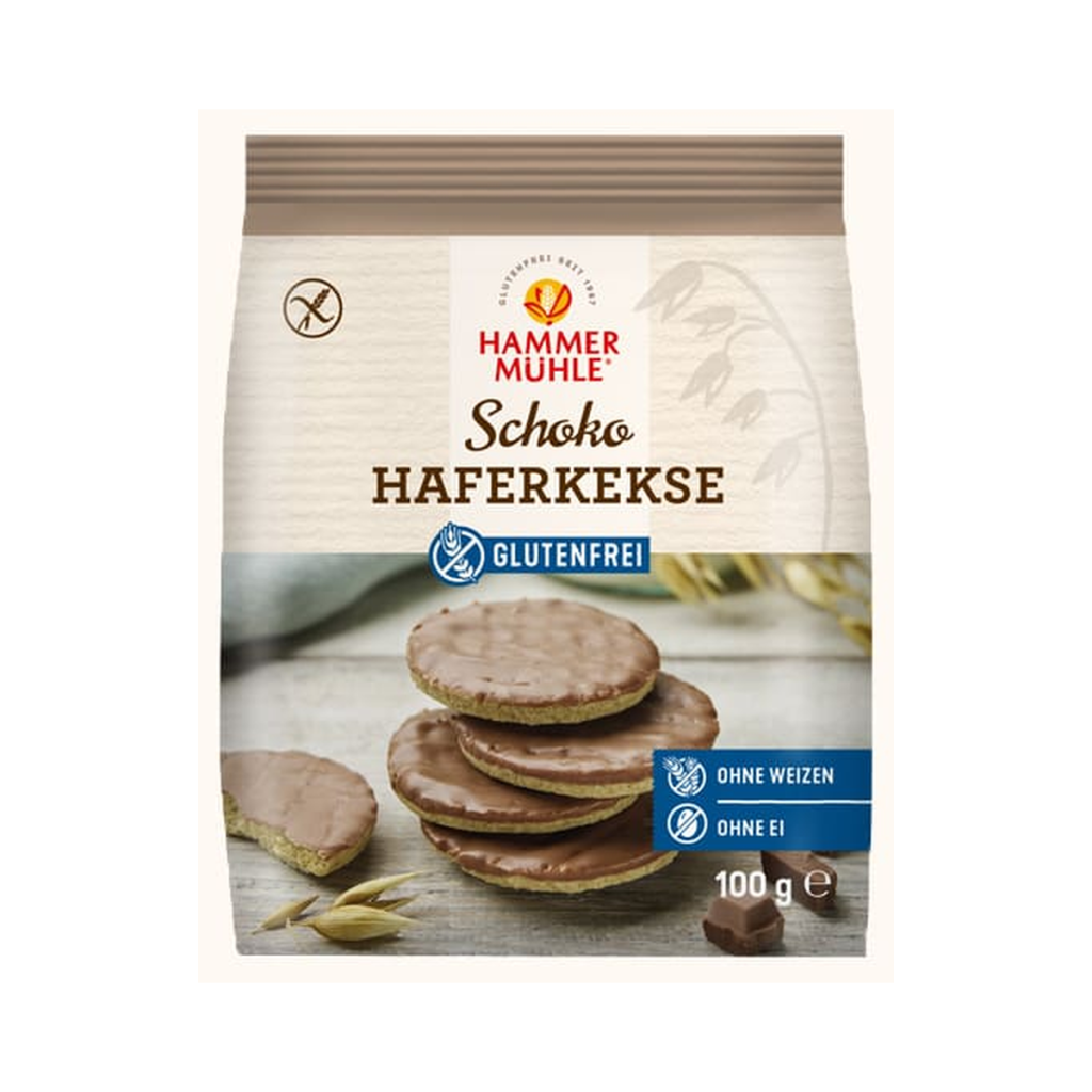 Hammermühle Schoko Haferkekse glutenfrei 100g