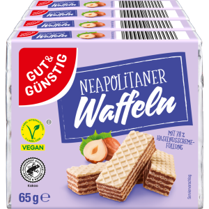 GUT&GÜNSTIG Neapolitaner Waffeln 260g