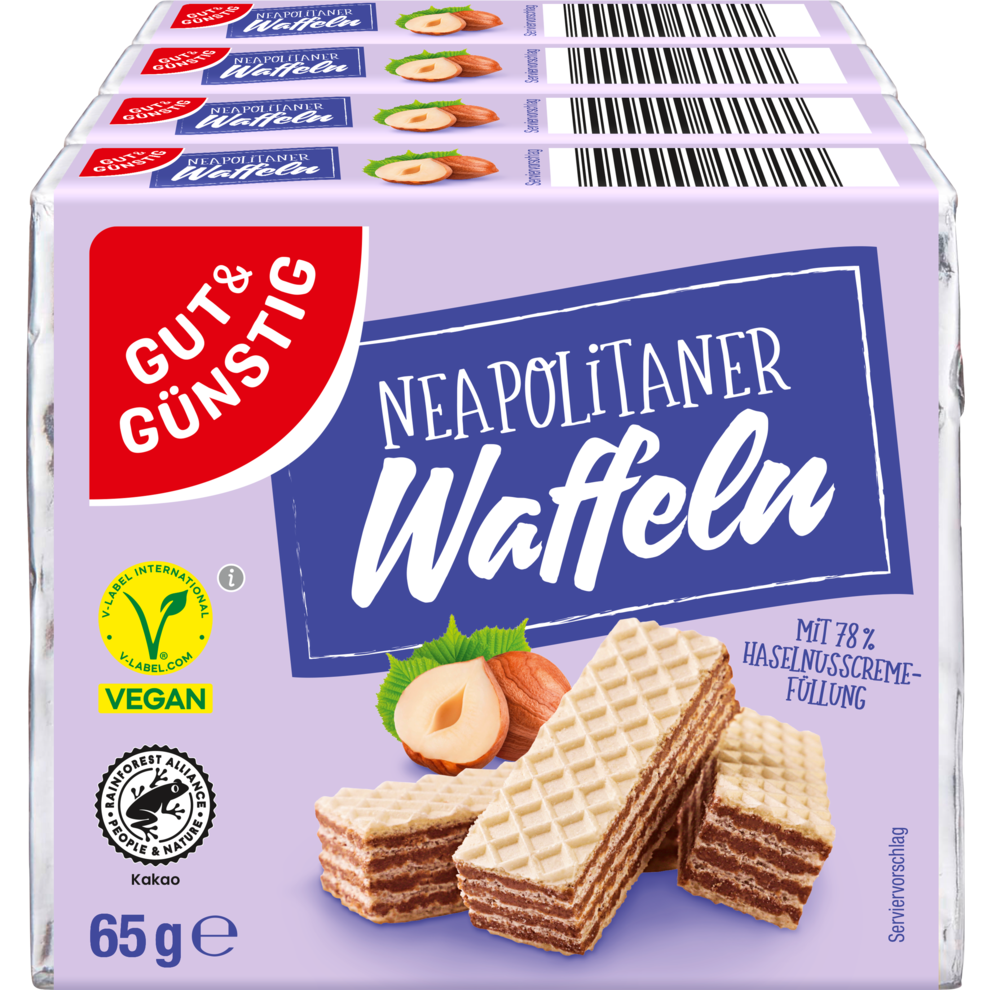 GUT&GÜNSTIG Neapolitaner Waffeln 260g