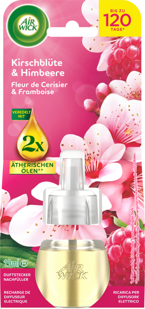 Airwick Duftstecker Kirschblüte&Himbeere Nachfüller 19ml