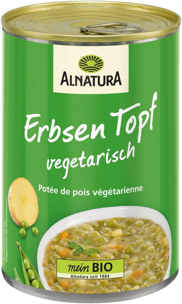Bio Alnatura Erbseneintopf vegetarisch 400g