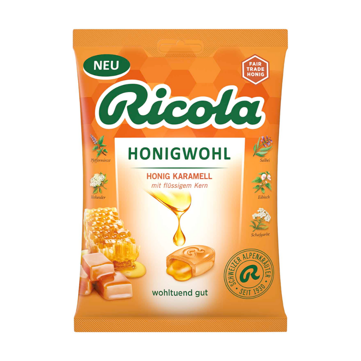 Ricola Honigwohl Karamell 68g
