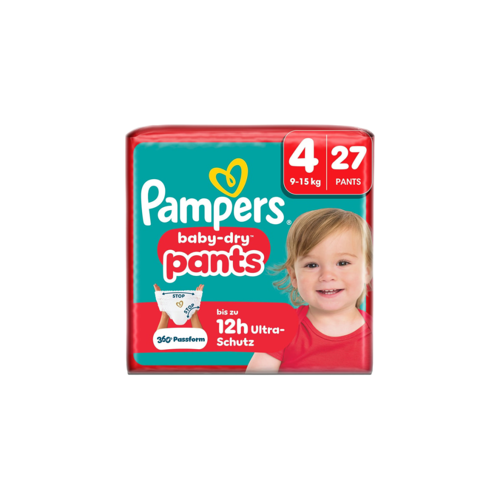 Pampers Baby Dry Pants Windeln Gr.4 Maxi 9-15kg Single Pack 27ST