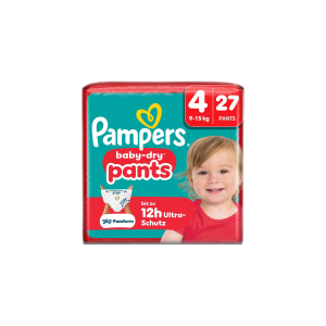 Pampers Baby Dry Pants Windeln Gr.4 Maxi 9-15kg Single Pack 27ST
