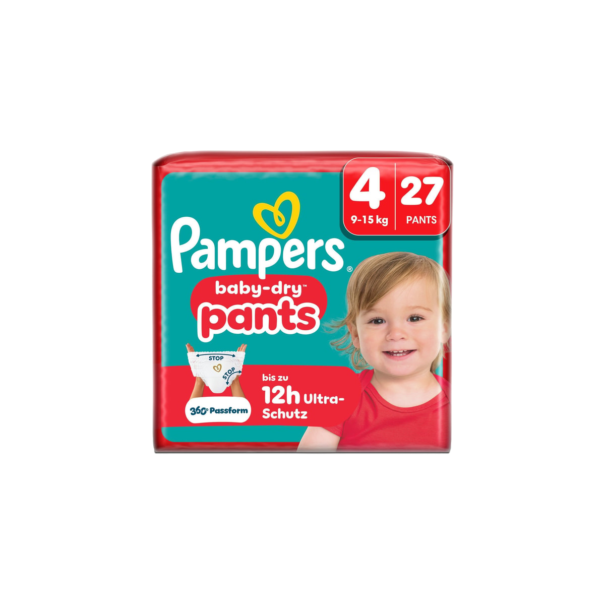 Pampers Baby Dry Pants Windeln Gr.4 Maxi 9-15kg Single Pack 27ST