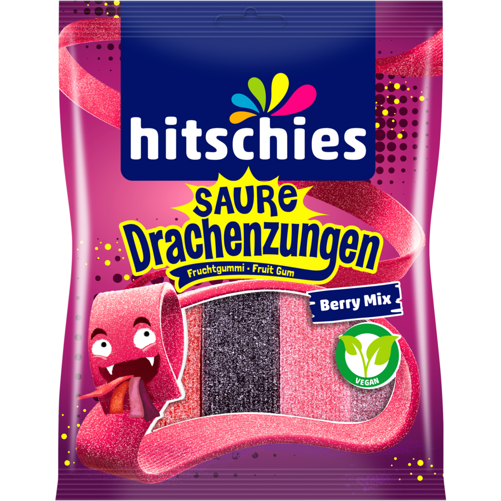 Hitschies Saure Drachenzungen Berry Mix 125g