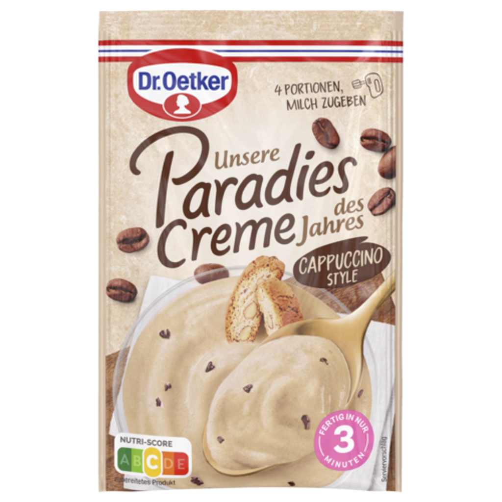 Dr.Oetker Paradies Creme des Jahres Cappuccino Style 55g