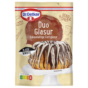 Dr.Oetker Duo Glasur Black & White 125g