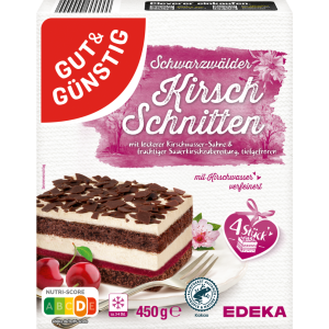 GUT&GÜNSTIG Schwarzwälder Kirsch Schnitte 450g