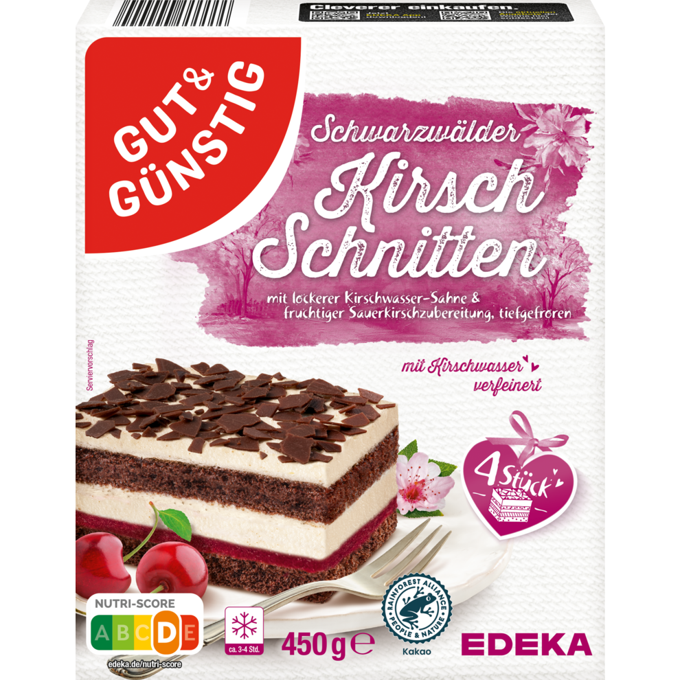 GUT&GÜNSTIG Schwarzwälder Kirsch Schnitte 450g