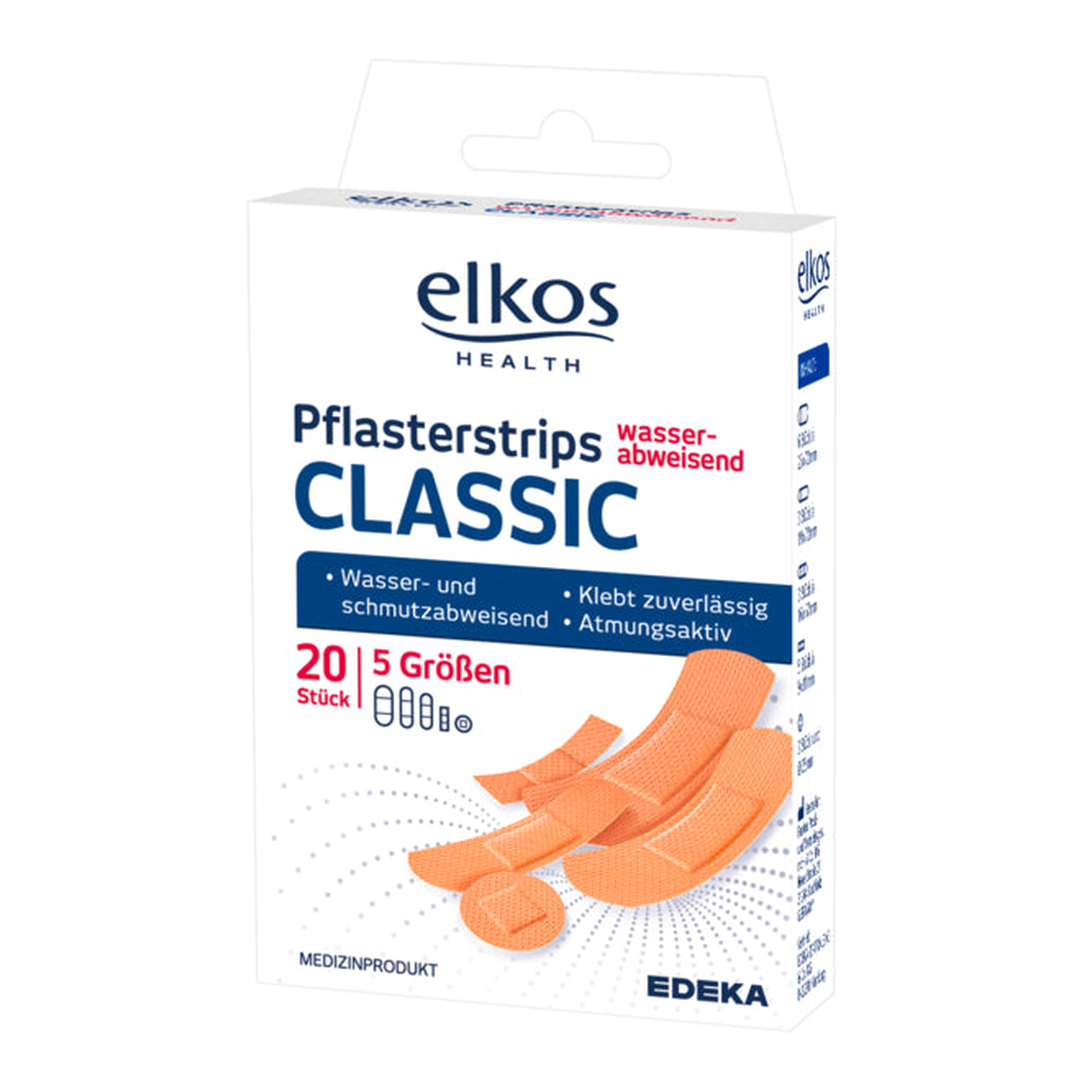 EDEKA elkos Health Pflasterstrips wasserabweisend 20ST