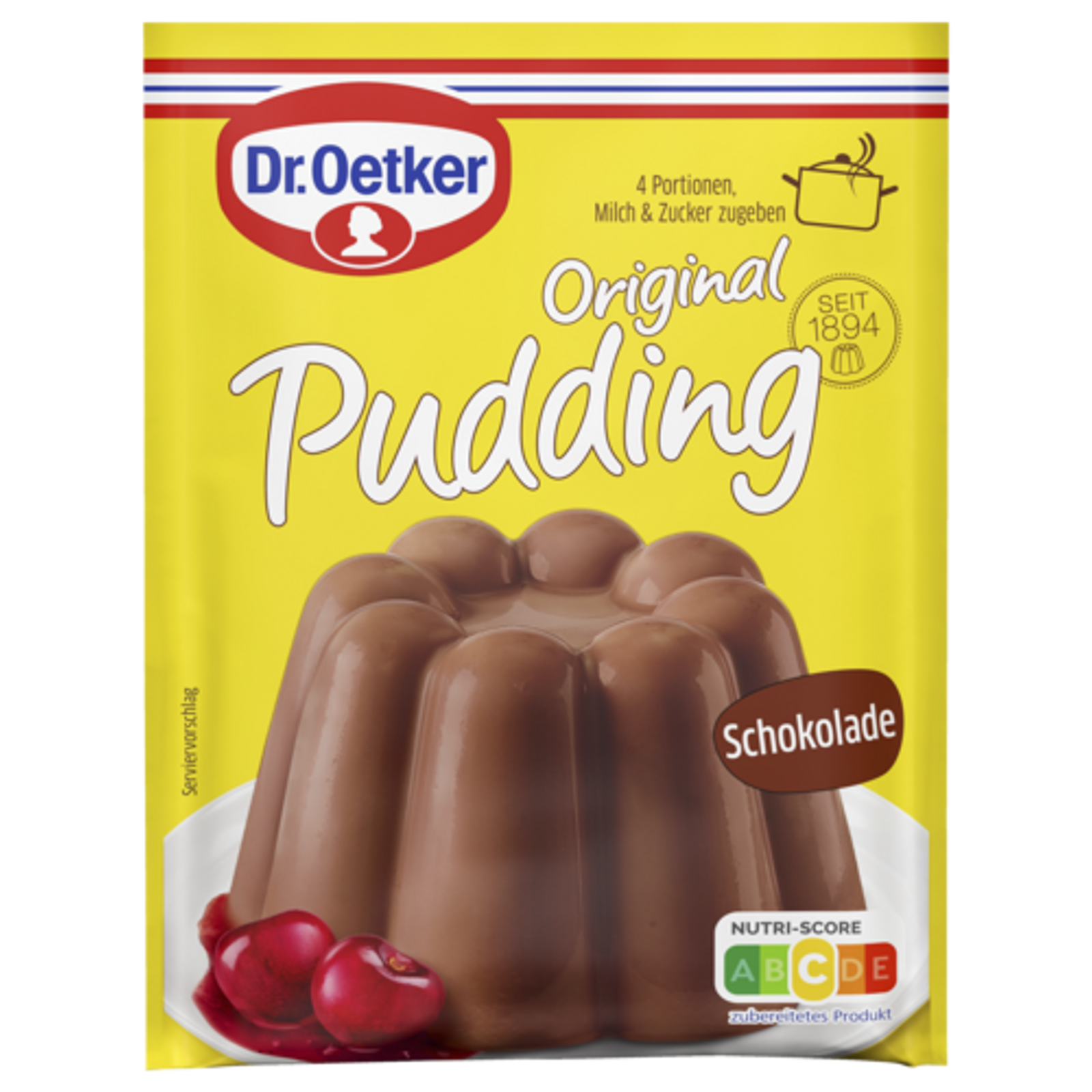 Dr.Oetker Original Pudding Schokolade für 1l 2ST 89g