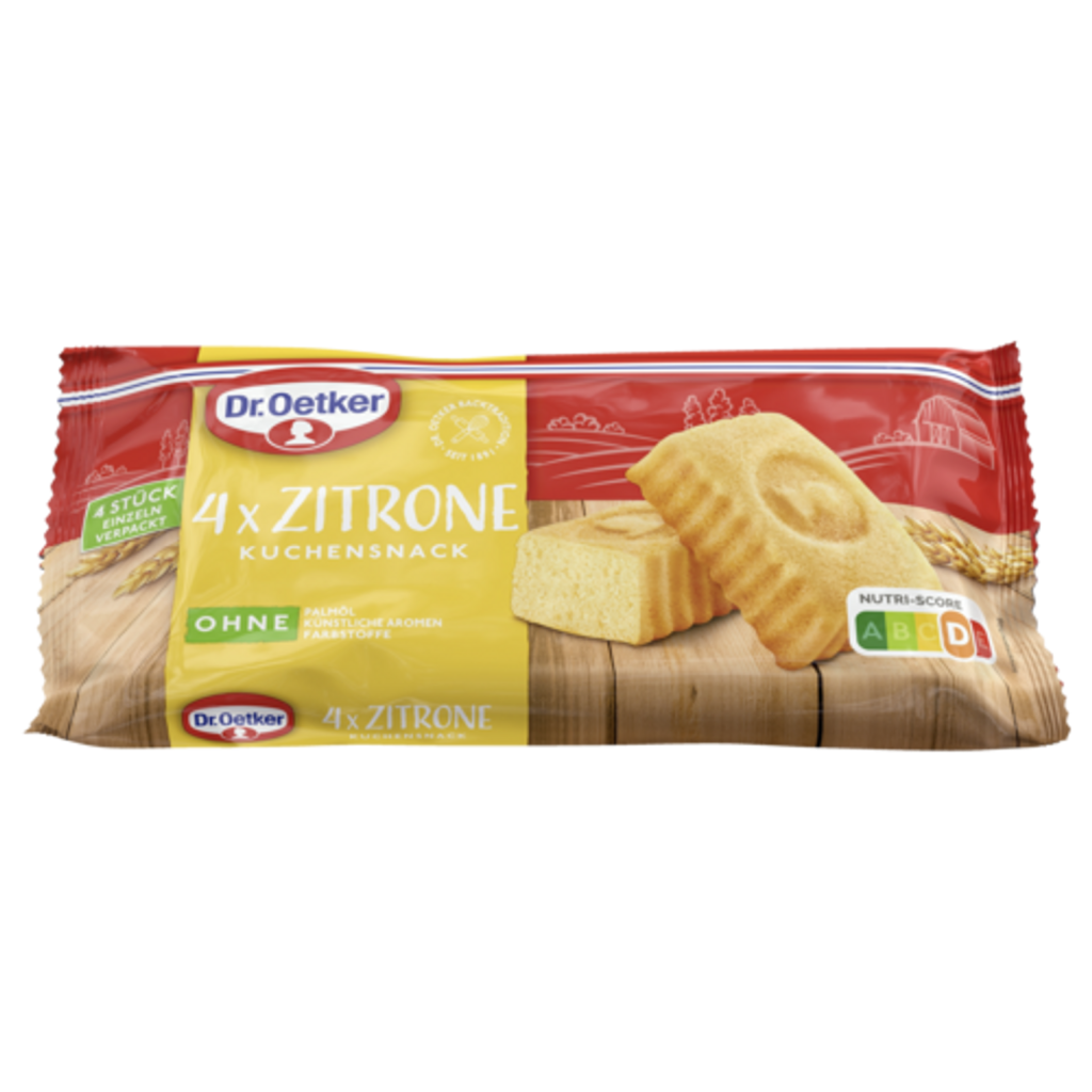 Dr.Oetker Fertiger Kuchensnack Zitrone 4ST 140g