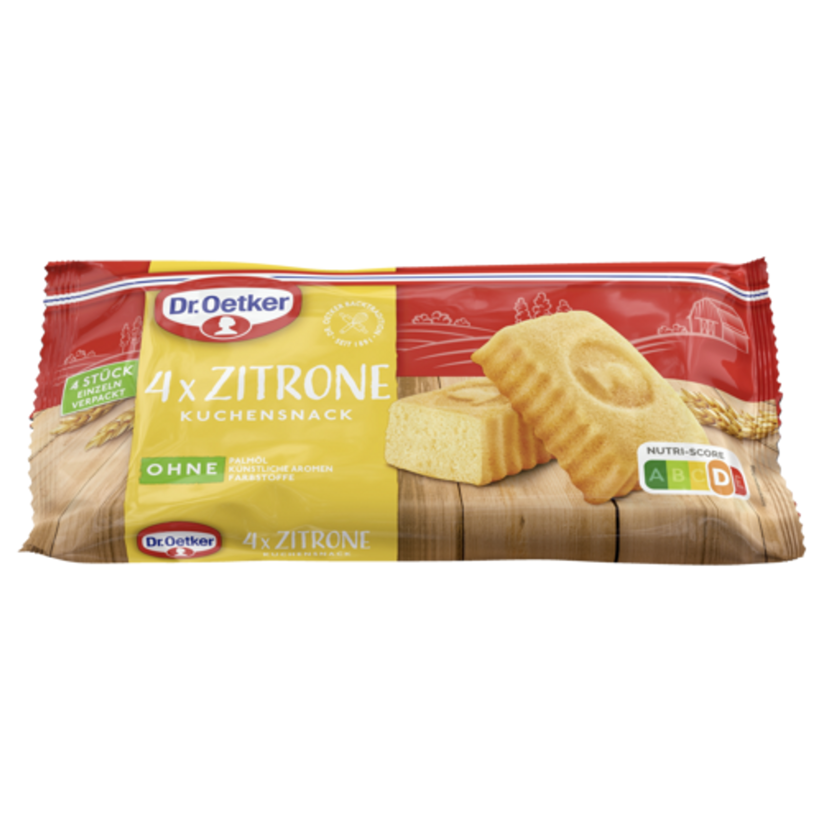 Dr.Oetker Fertiger Kuchensnack Zitrone 4ST 140g